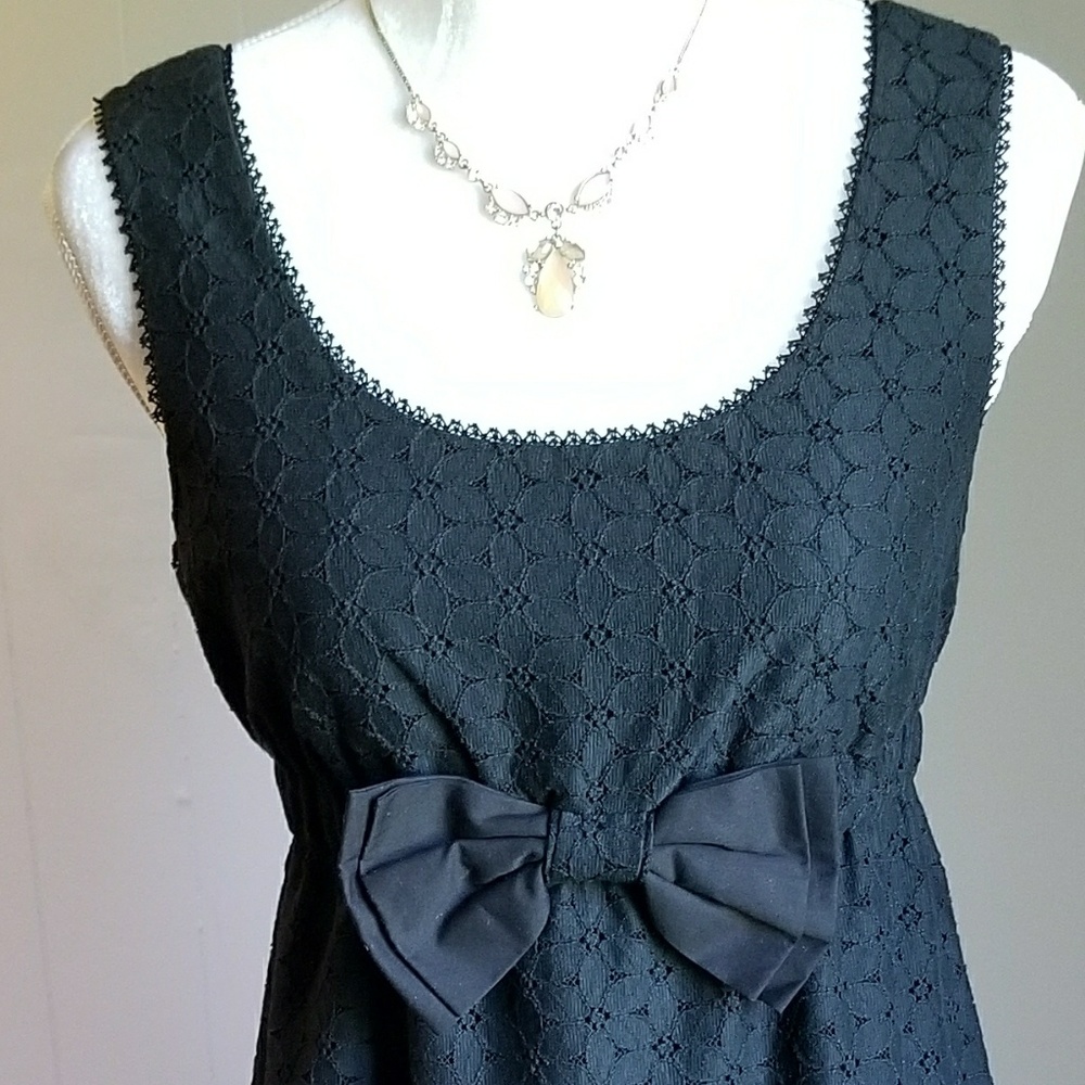 Sleeveless  black  eyelet Juicy couture dress - Picture 8 of 8